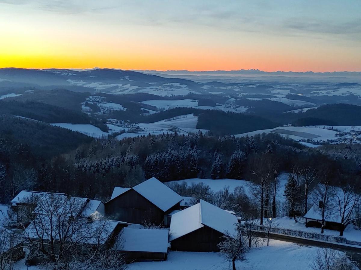 Traumblick Bayerischer Wald, Pool&Sauna, Getränke, Klimaanlage Freyung Exterior foto